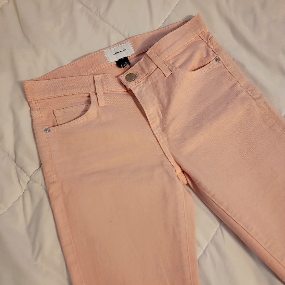 Current / Elliott Pink Skinny Jeans